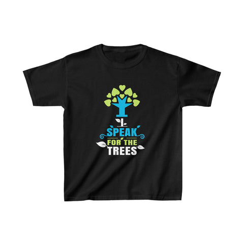 I Speak For Trees Earth Day Save Earth Inspiration Hippie Boys T Shirts