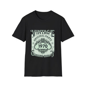Vintage 1970 TShirt Men Limited Edition BDay 1970 Birthday Men Shirts