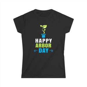 Happy Arbor Day Shirt Outfit for Earth Day Plant More Trees Women Shirts