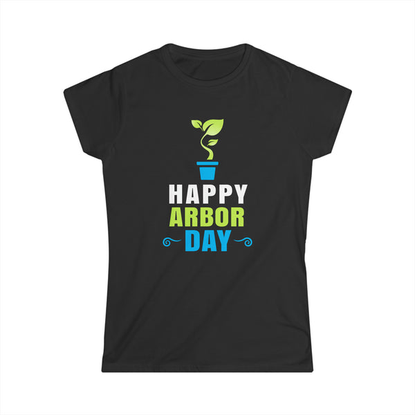 Happy Arbor Day Shirt Outfit for Earth Day Plant More Trees Women Shirts