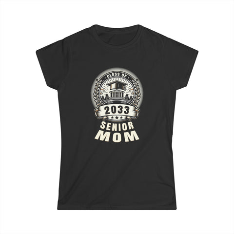 Senior Mom 33 Class of 2033 Back to School Graduation 2033 Women Shirts