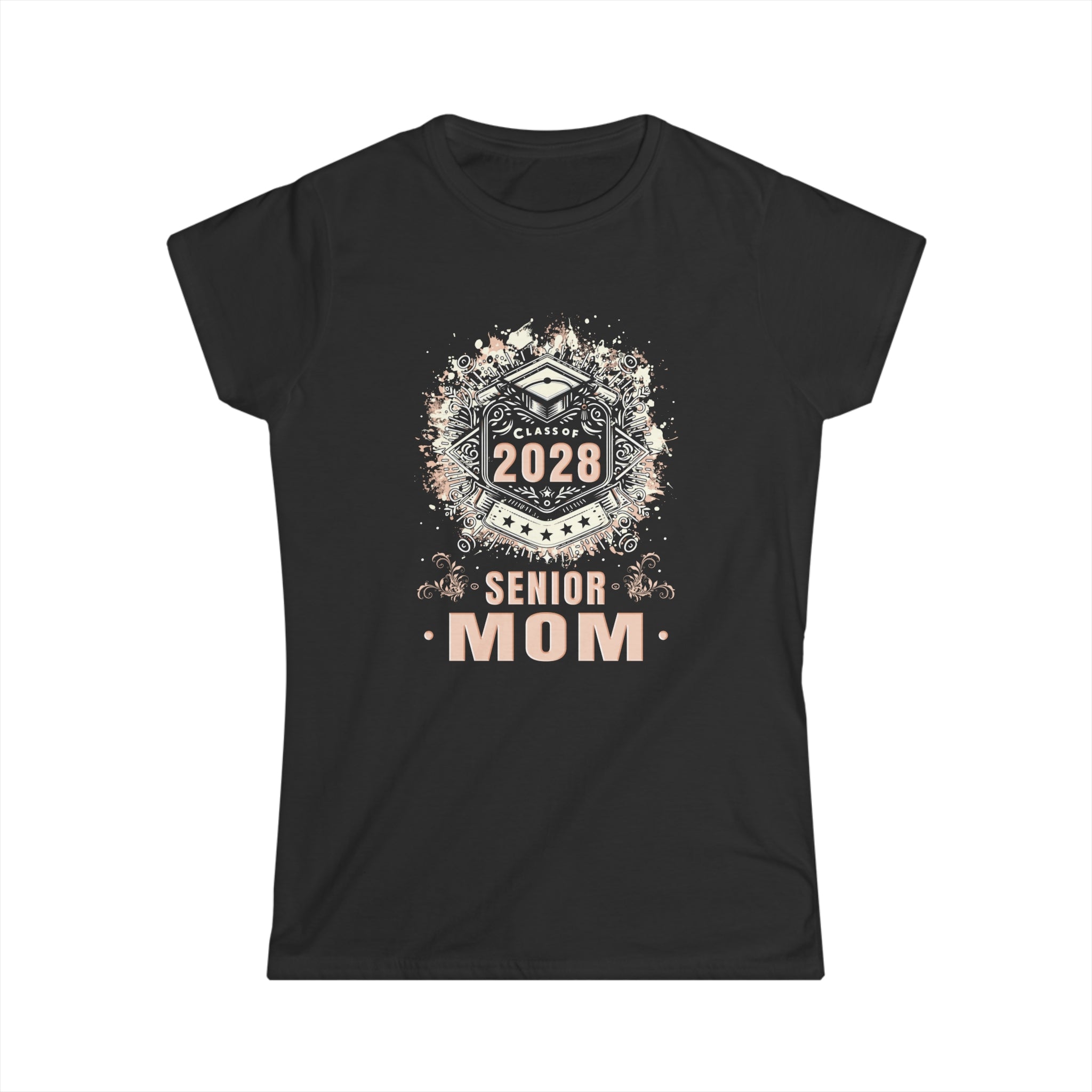 Senior Mom Class of 2028 Senior Year Proud Mom Senior 2028 Womens Shirt