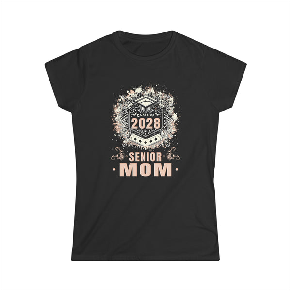 Senior Mom Class of 2028 Senior Year Proud Mom Senior 2028 Womens Shirt