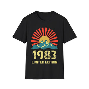 Vintage 1983 Limited Edition 1983 Birthday Shirts for Men Mens T Shirts