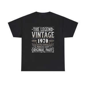 Vintage 1970 T Shirts for Men Retro Funny 1970 Birthday Mens T Shirts Plus Size Big and Tall