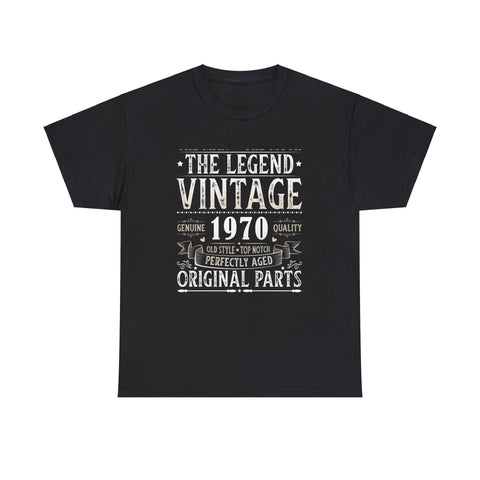 Vintage 1970 T Shirts for Men Retro Funny 1970 Birthday Mens T Shirts Plus Size Big and Tall