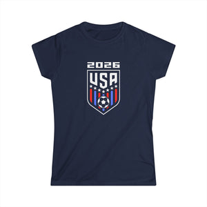 USA 2026 United States Sport USA Team 2026 Player 2026 USA T-Shirts for Women and Teens