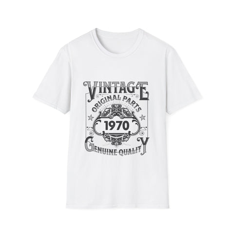 Vintage 1970 TShirt Men Limited Edition BDay 1970 Birthday Mens Tshirts