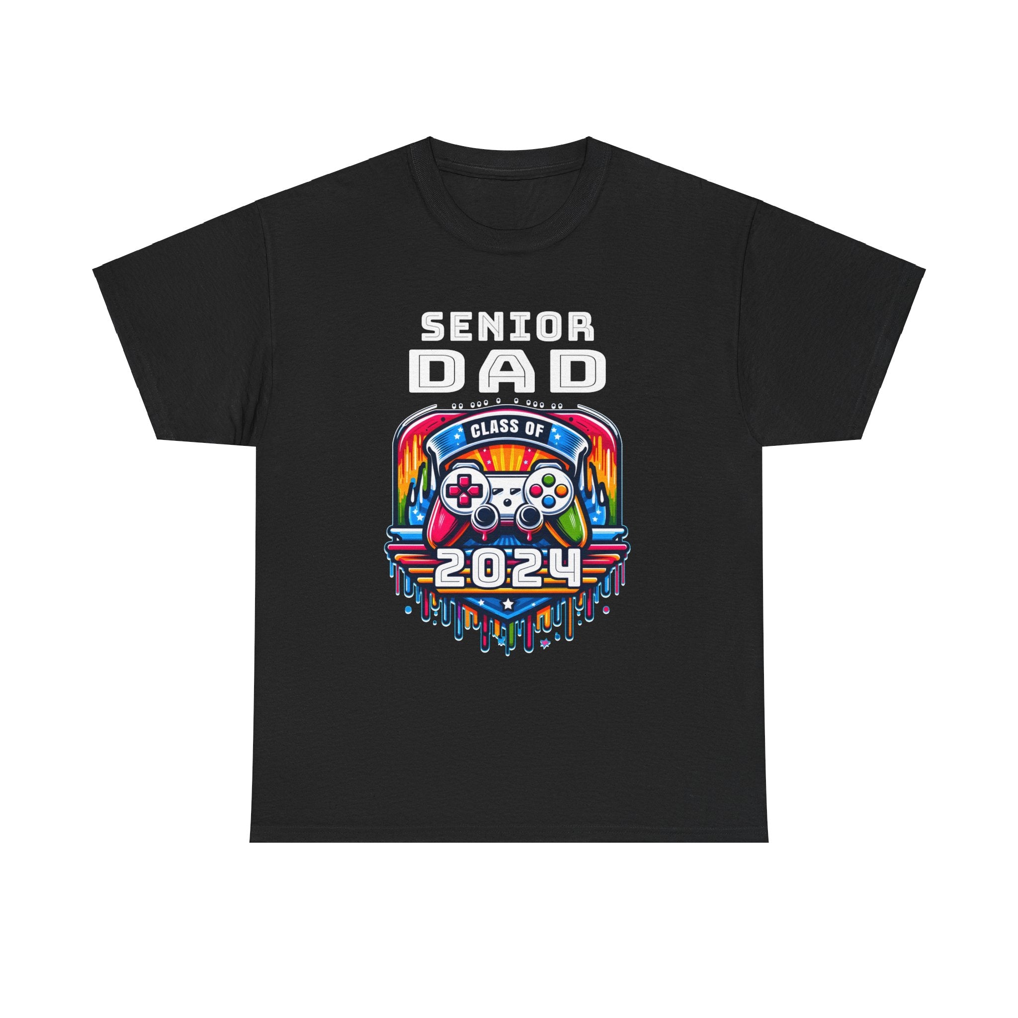 Proud Senior Dad Shirt Class of 2024 Decorations 2024 Men Shirts Big and Tall Plus Size