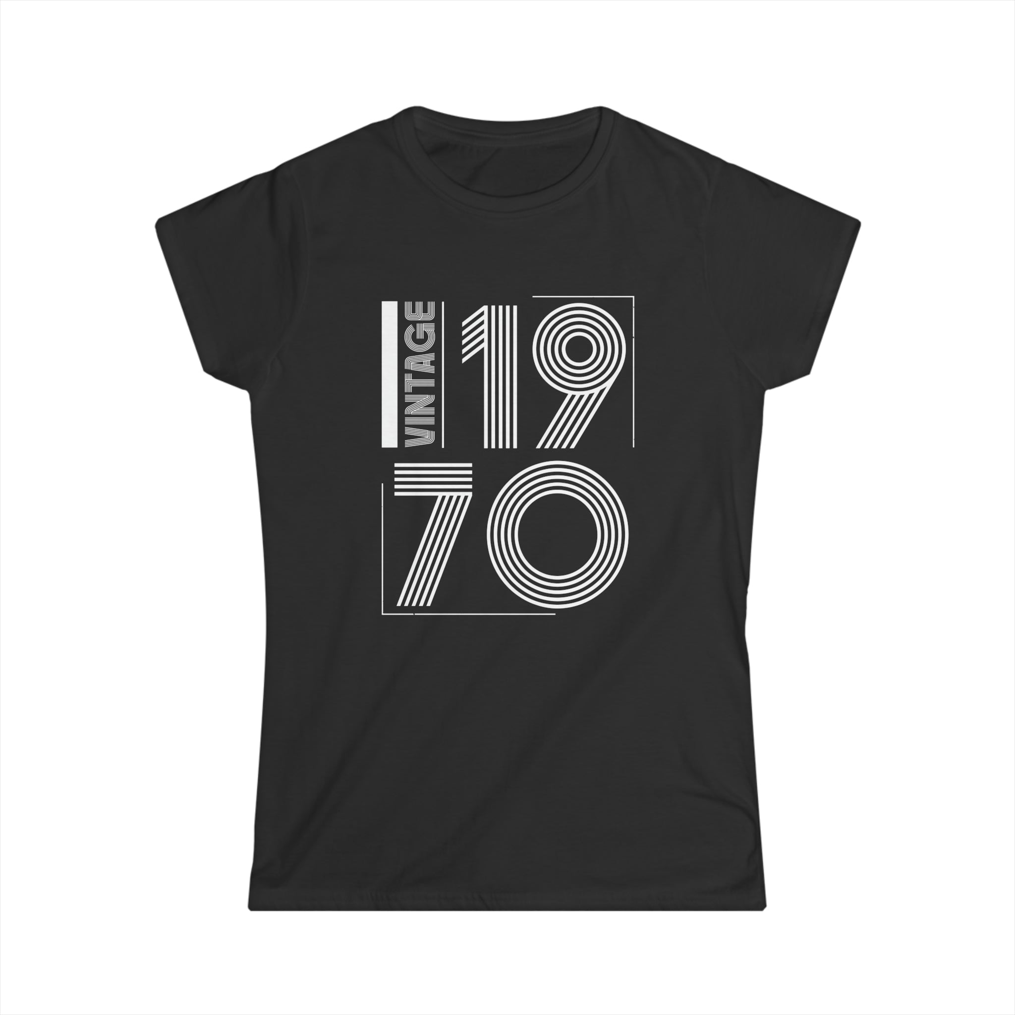 Vintage 1970 T Shirts for Women Retro Funny 1970 Birthday Womens Shirt