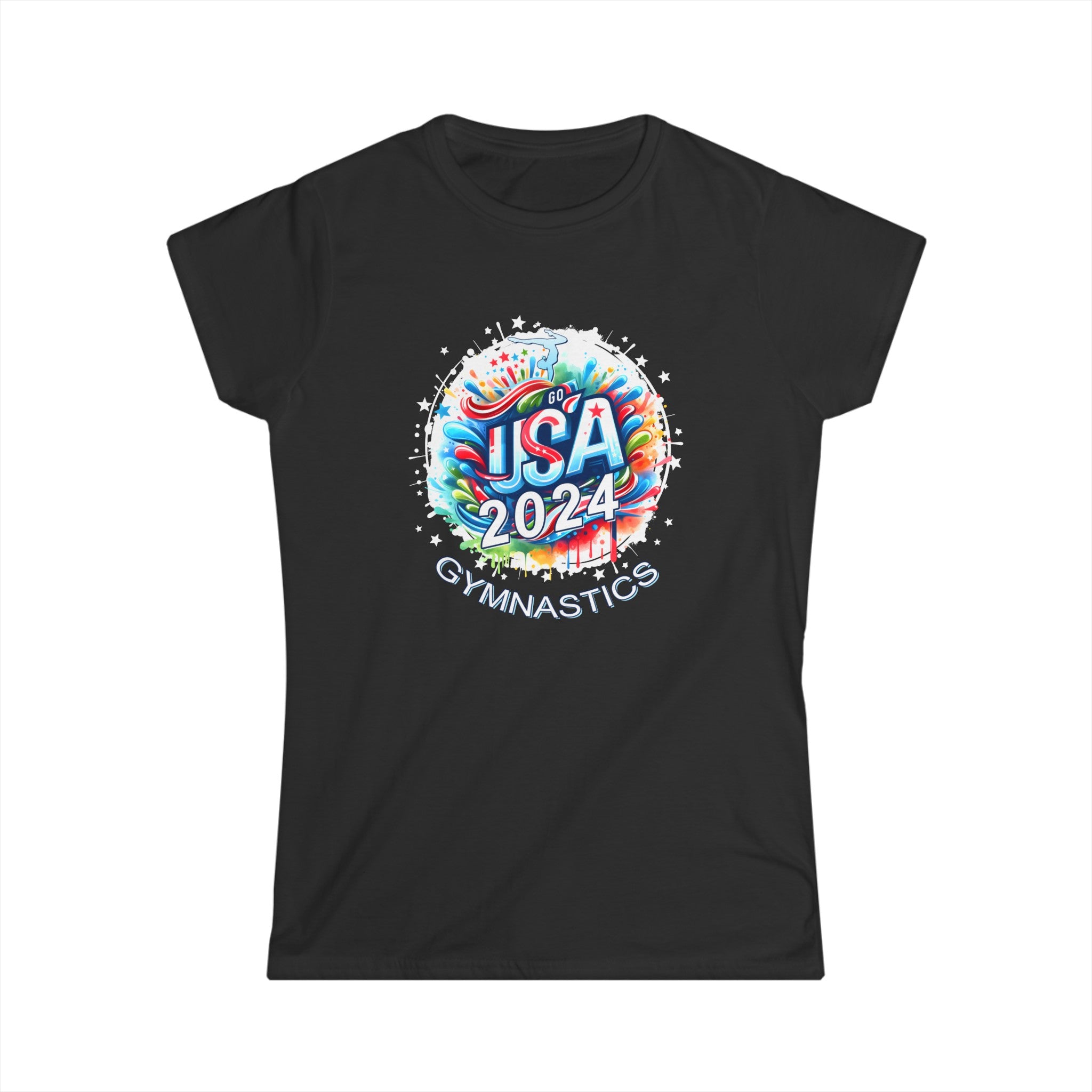 USA 2024 Games United States Gymnastics America 2024 USA Womens T Shirts