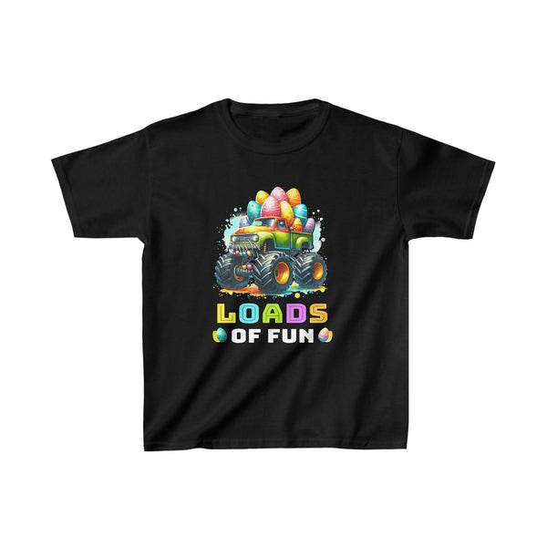 Boys Happy Easter Funny Monster Truck Easter Eggs Easter T Shirts for Boys