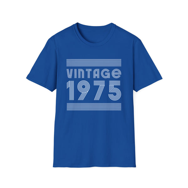 Vintage 1975 T Shirts for Men Retro Funny 1975 Birthday Mens Shirts