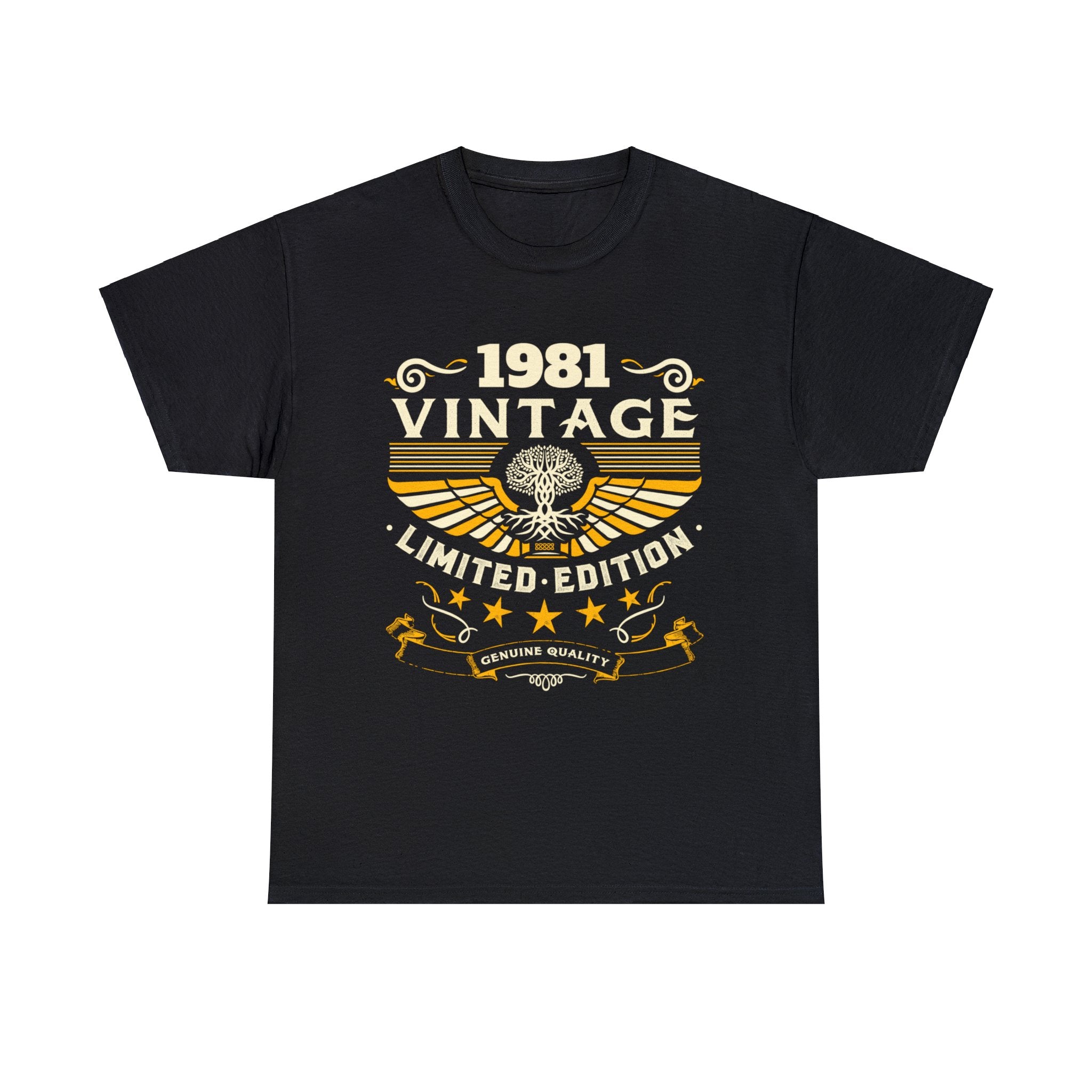 Vintage 1981 T Shirts for Men Retro Funny 1981 Birthday Big and Tall Tshirts Shirts for Men