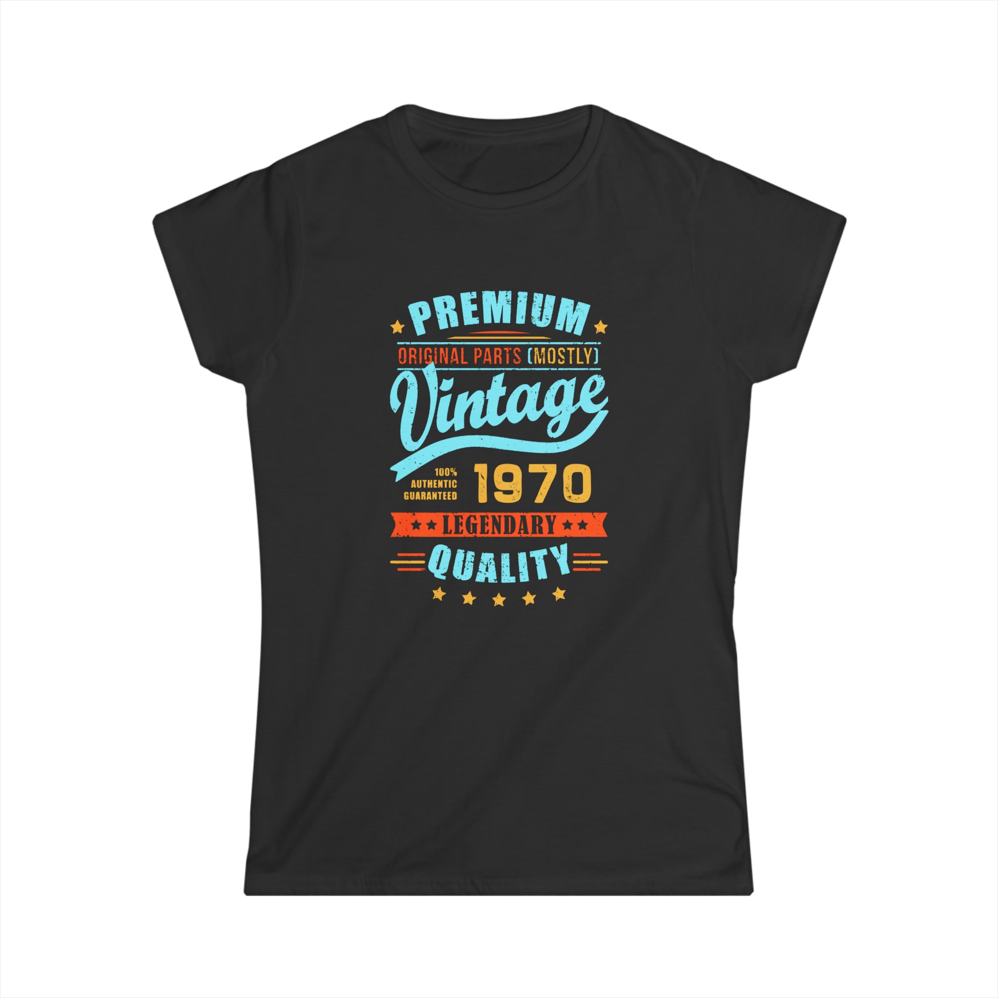 Vintage 1970 TShirt Women Limited Edition BDay 1970 Birthday Women Tops