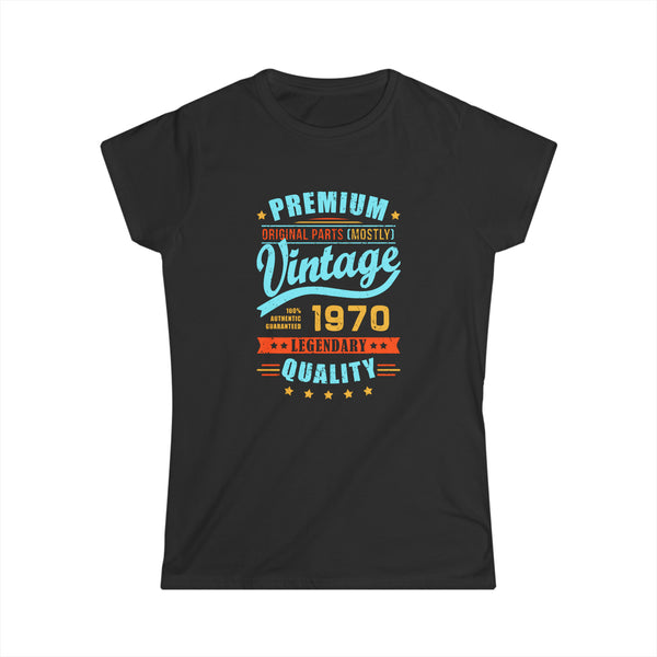 Vintage 1970 TShirt Women Limited Edition BDay 1970 Birthday Women Tops