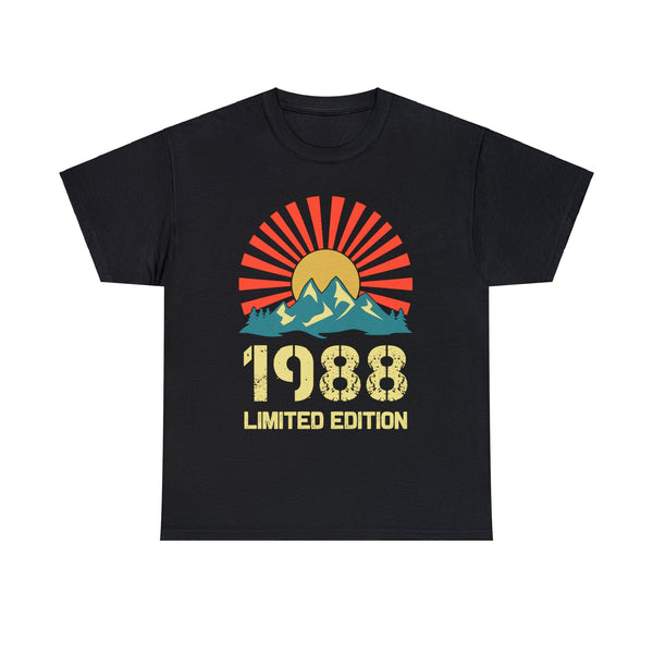 Vintage 1988 Limited Edition 1988 Birthday Shirts for Men Mens T Shirts Plus Size Big and Tall