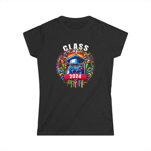 Class of 2024 College University High School Future Graduate Womens T Shirts