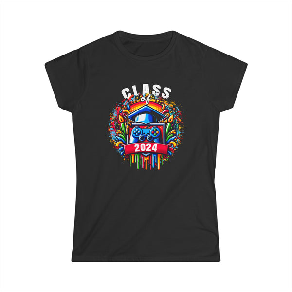 Class of 2024 College University High School Future Graduate Womens T Shirts