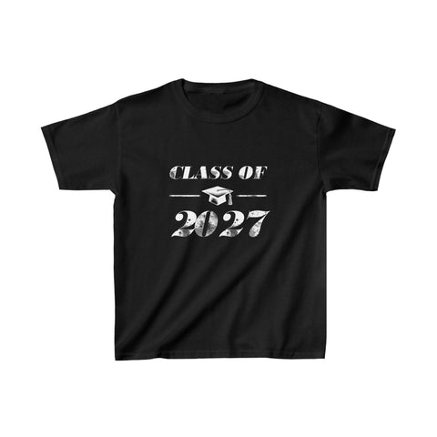 Class of 2027 Grow With Me Graduation 2027 Boys T Shirts
