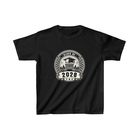Class of 2028 Grow With Me First Day of School Graduation Boys Shirt