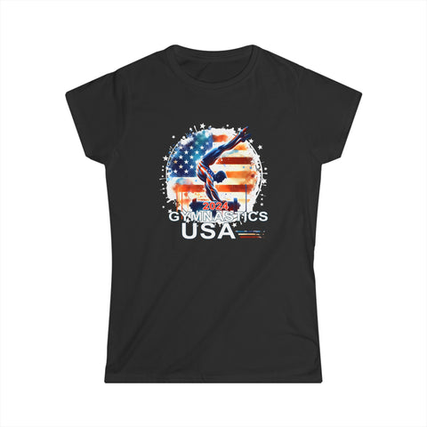 USA 2024 Games United States Sport 2024 USA Mens Gymnastics Womens T Shirt