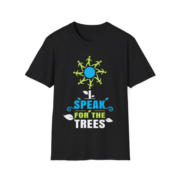 I Speak For The Trees Shirt Gift Environmental Earth Day Mens Shirt