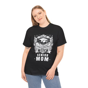Senior Mom 24 Class of 2024 Back to School Graduation 2024 Women Shirts Plus Size