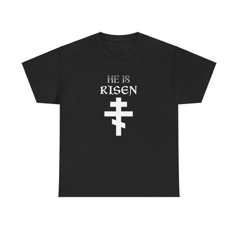 Easter Christian He Is Risen Resurrection Orthodox Easter Mens Shirt Plus Size Big and Tall