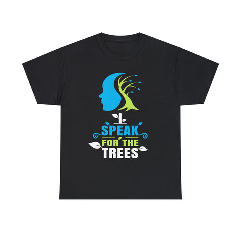 Nature Shirt I Speak For The Trees Save the Planet Big and Tall Tshirts Shirts for Men