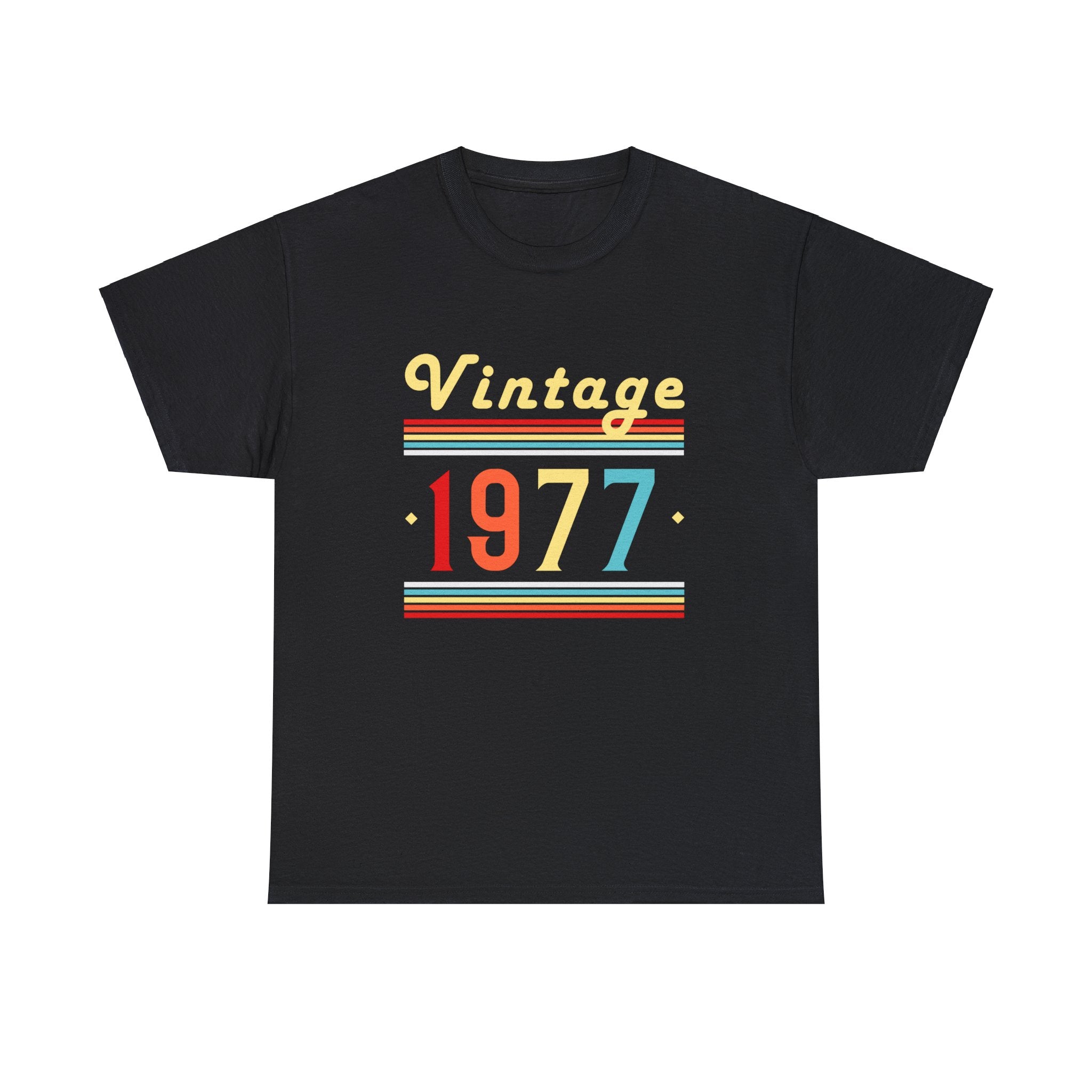 Vintage 1977 TShirt Men Limited Edition BDay 1977 Birthday Men Shirts Big and Tall Plus Size