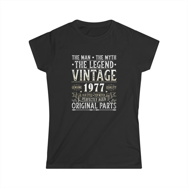 Vintage 1977 TShirt Women Limited Edition BDay 1977 Birthday Womens Shirt