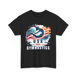 USA 2024 Games United States Gymnastics America 2024 USA Big and Tall Shirts for Men Plus Size