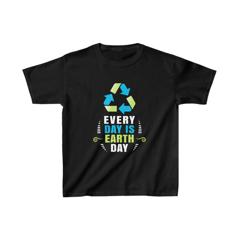 Environmental Crisis Planet Activism Everyday is Earth Day Girls Tshirts