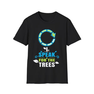 Nature Shirt I Speak For The Trees Save the Planet Mens Shirt