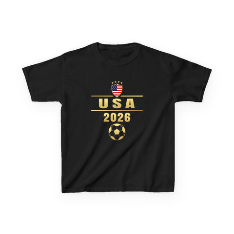 USA 2026 United States Sport USA Team 2026 Player 2026 USA T-Shirts for Kids Boys Girls