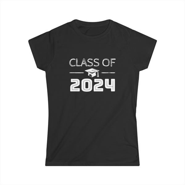 Class of 2024 College University High School Future Graduate Women Shirts