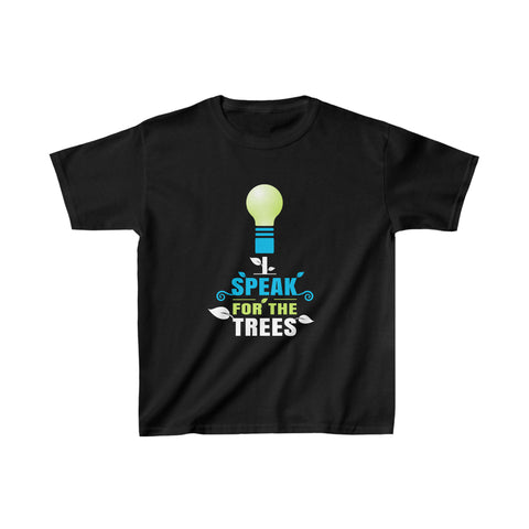 Earth Day I Speak For The Trees Design Nature Lover Girls Shirts