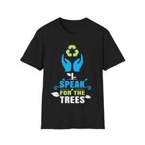 I Speak For Trees Earth Day Save Earth Inspiration Hippie Men Shirts