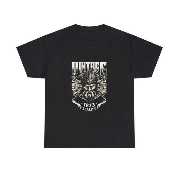 Vintage 1973 T Shirts for Men Retro Funny 1973 Birthday Mens Tshirts for Men Big and Tall