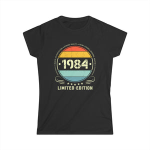 Vintage 1984 Limited Edition 1984 Birthday Shirts for Women Womens T Shirts