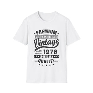 Vintage 1976 T Shirts for Men Retro Funny 1976 Birthday Mens T Shirt