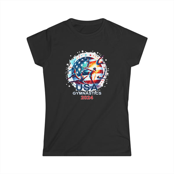 USA 2024 Games United States Gymnastics America 2024 USA Womens Shirts