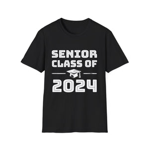 Senior 2024 Class of 2024 Graduation First Day Of School Men Shirts