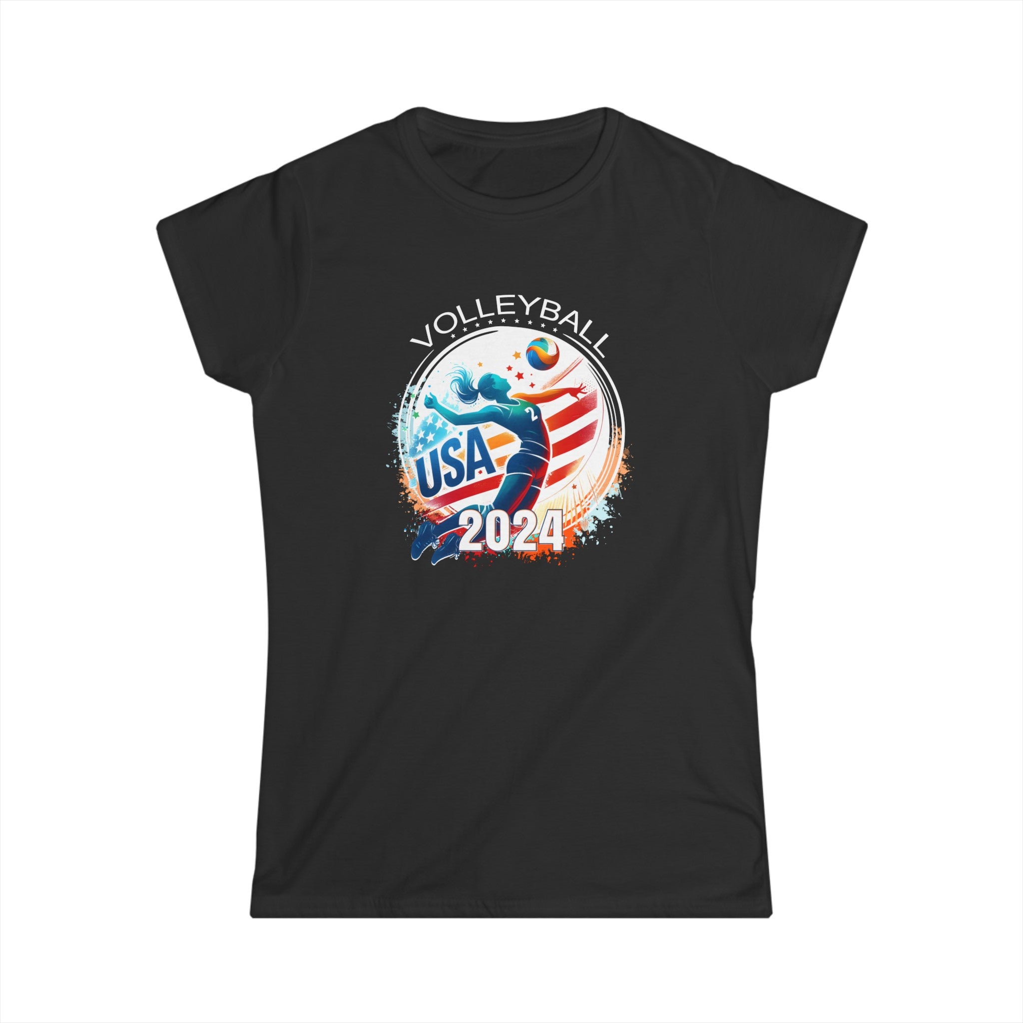 USA 2024 Summer Games Volleyball America Sports 2024 USA Womens Shirt