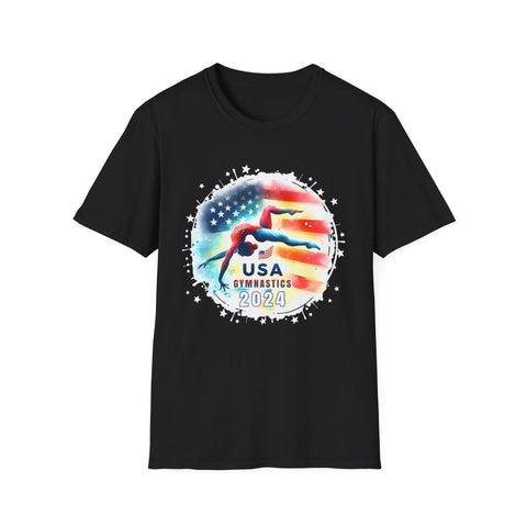 USA 2024 Games United States Gymnastics America 2024 USA Mens Tshirts