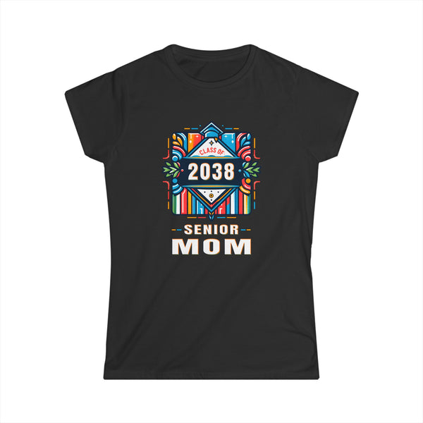 Proud Mom of a Class of 2038 Graduate 2038 Senior Mom 2038 Womens T Shirt