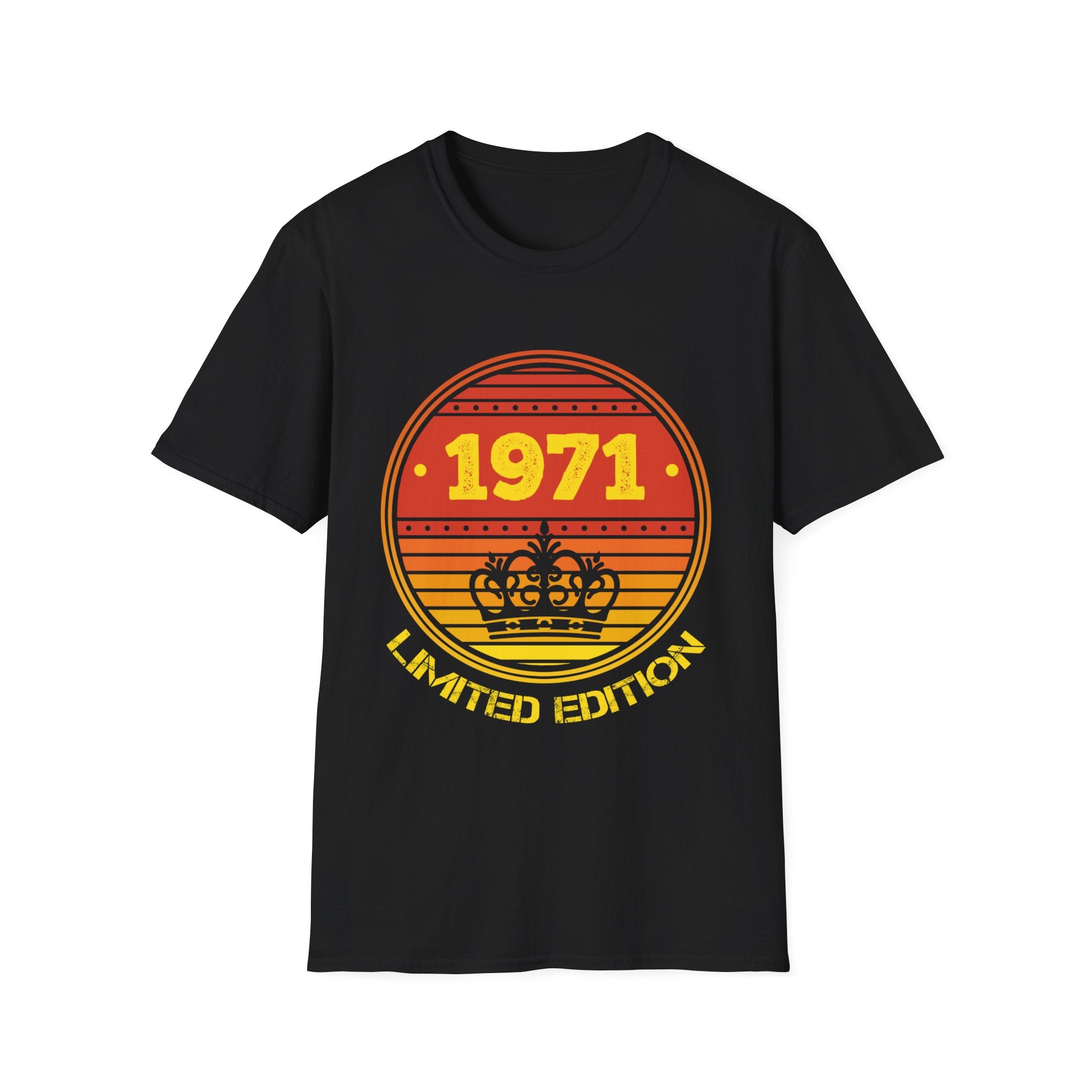 Vintage 1971 TShirt Men Limited Edition BDay 1971 Birthday Mens T Shirts