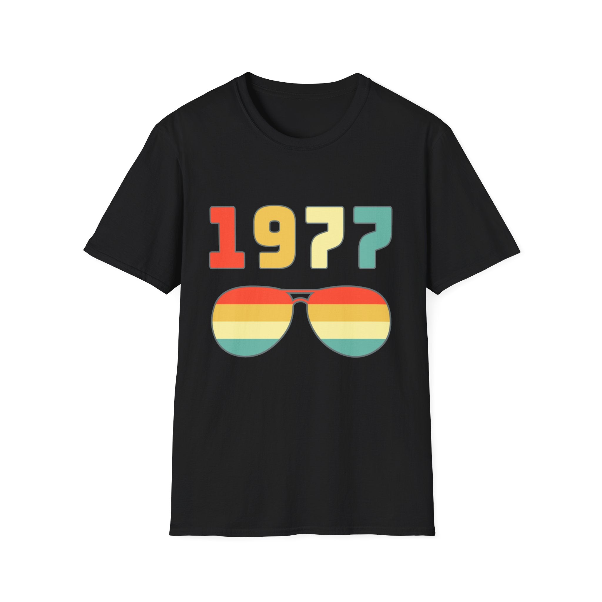 Vintage 1977 T Shirts for Men Retro Funny 1977 Birthday Mens T Shirt