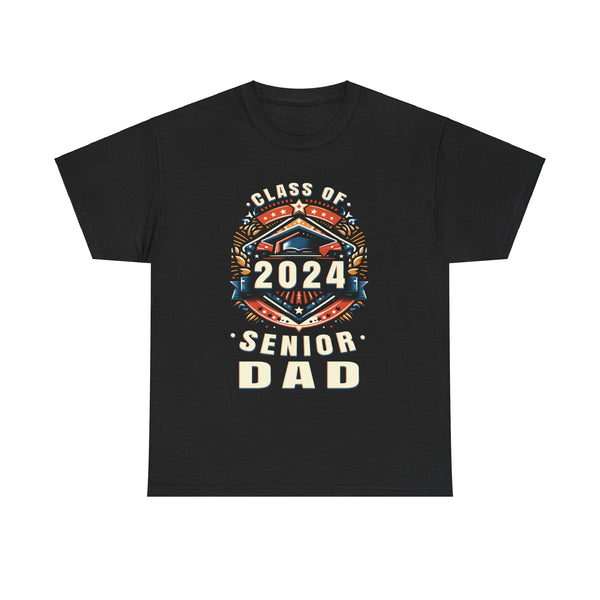 Proud Dad Class of 2024 Dad 2024 Graduate Senior Dad 2024 Men Shirts Big and Tall Plus Size